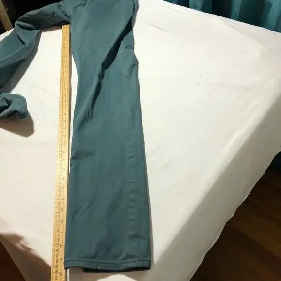 Adriana Goldschmied AG mens 30x34 teal blue tellis modern slim jeans pants